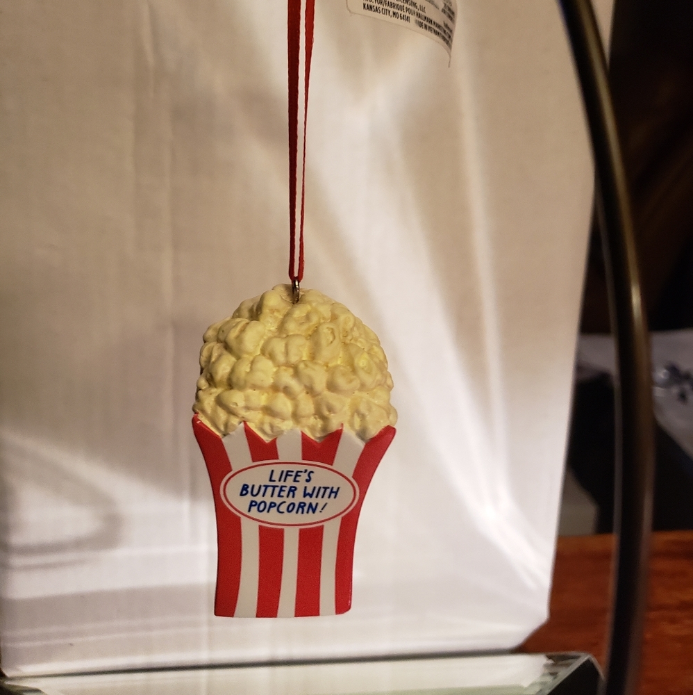 Popcorn Movie Lovers Hallmark Ornament